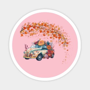 Autumn leaves are a great design Magnet